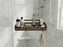 Bathroom Iron Storage Rack with Hooks