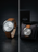 TOMI Rose-Gold & Brown Leather Men’s Watch
