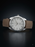TOMI Cushion-Case Minimalist Leather Watch