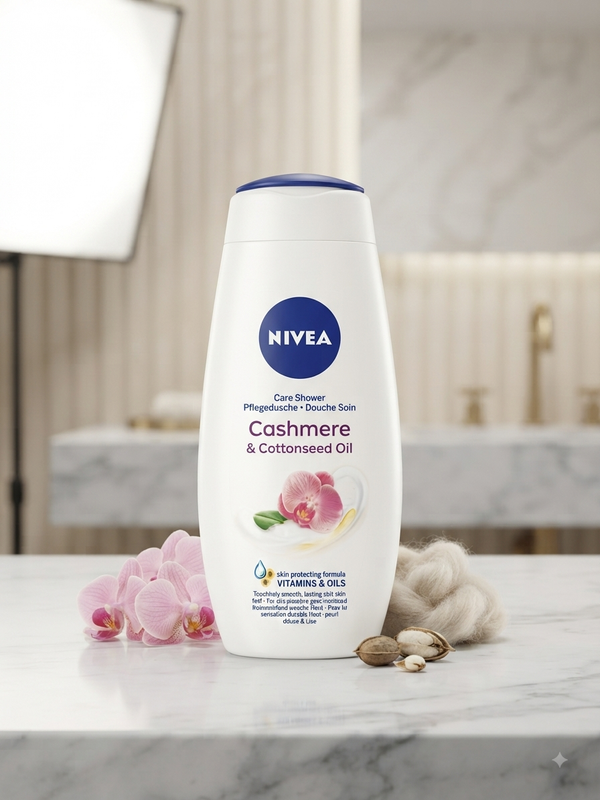 NIVEA Cashmere & Cottonseed Oil Shower Cream – Nourishing Body Care