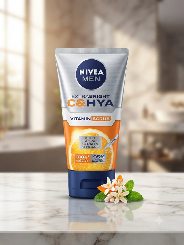 NIVEA MEN Extra Bright C&HYA Vitamin Scrub