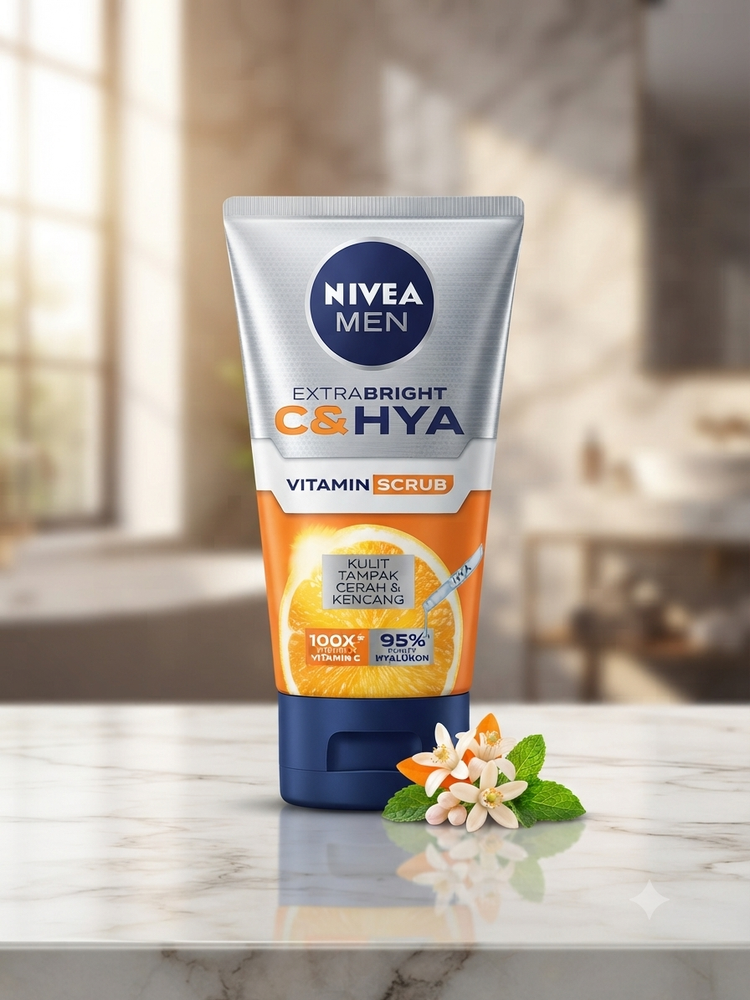 NIVEA MEN Extra Bright C&HYA Vitamin Scrub