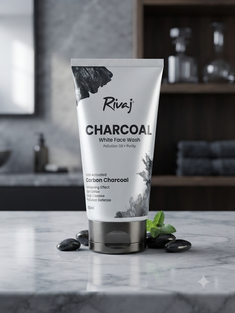 Rivaj Charcoal White Face Wash