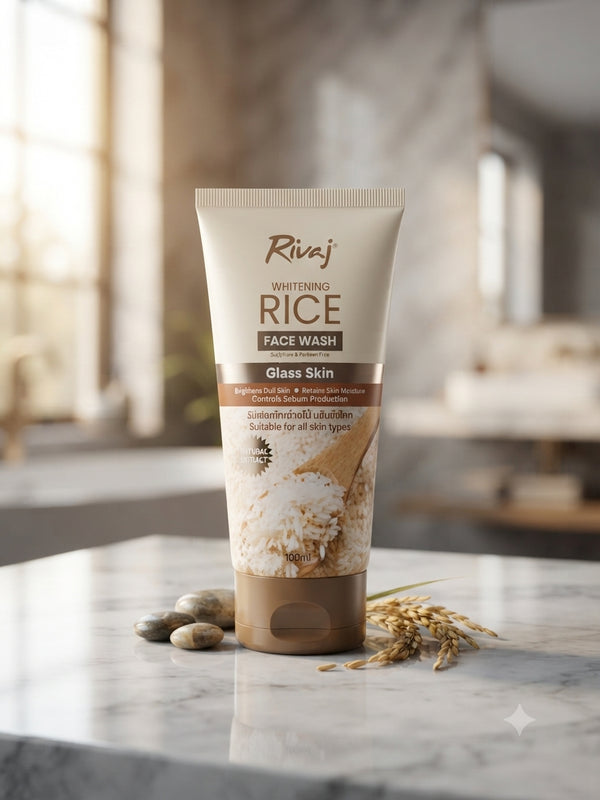 Rivaj Whitening Rice Face Wash – Glass Skin