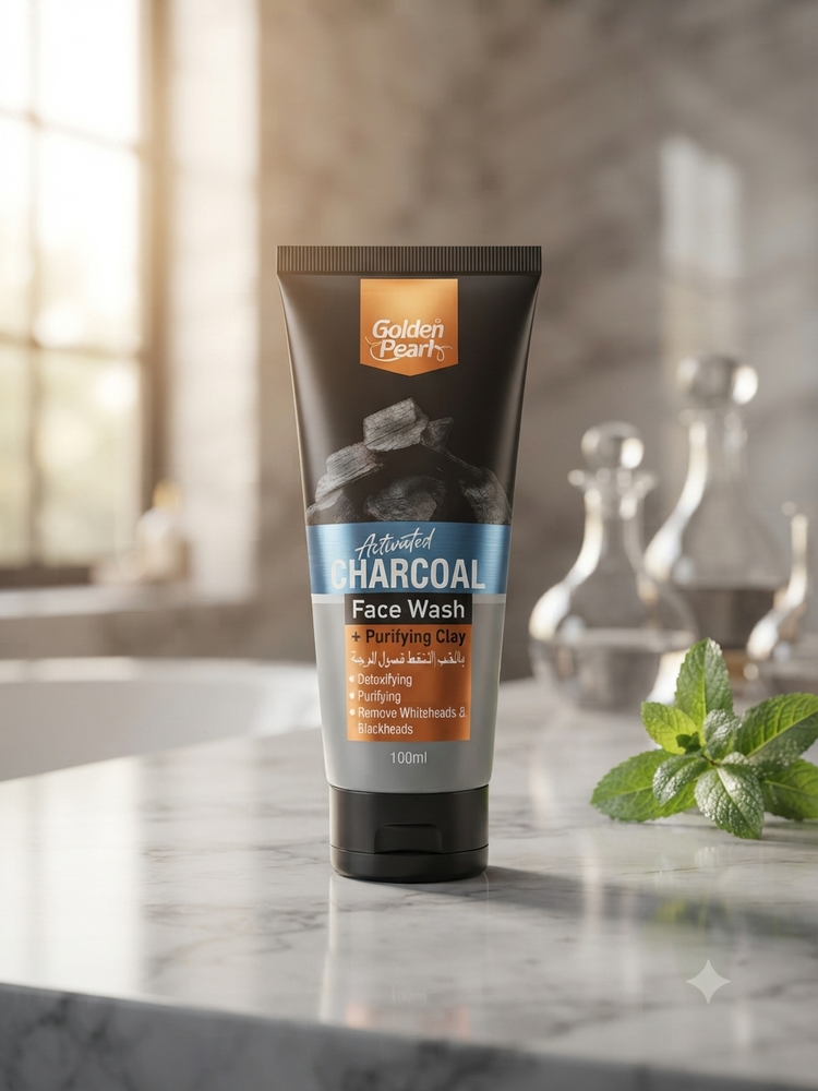 Golden Pearl Activated Charcoal Face Wash