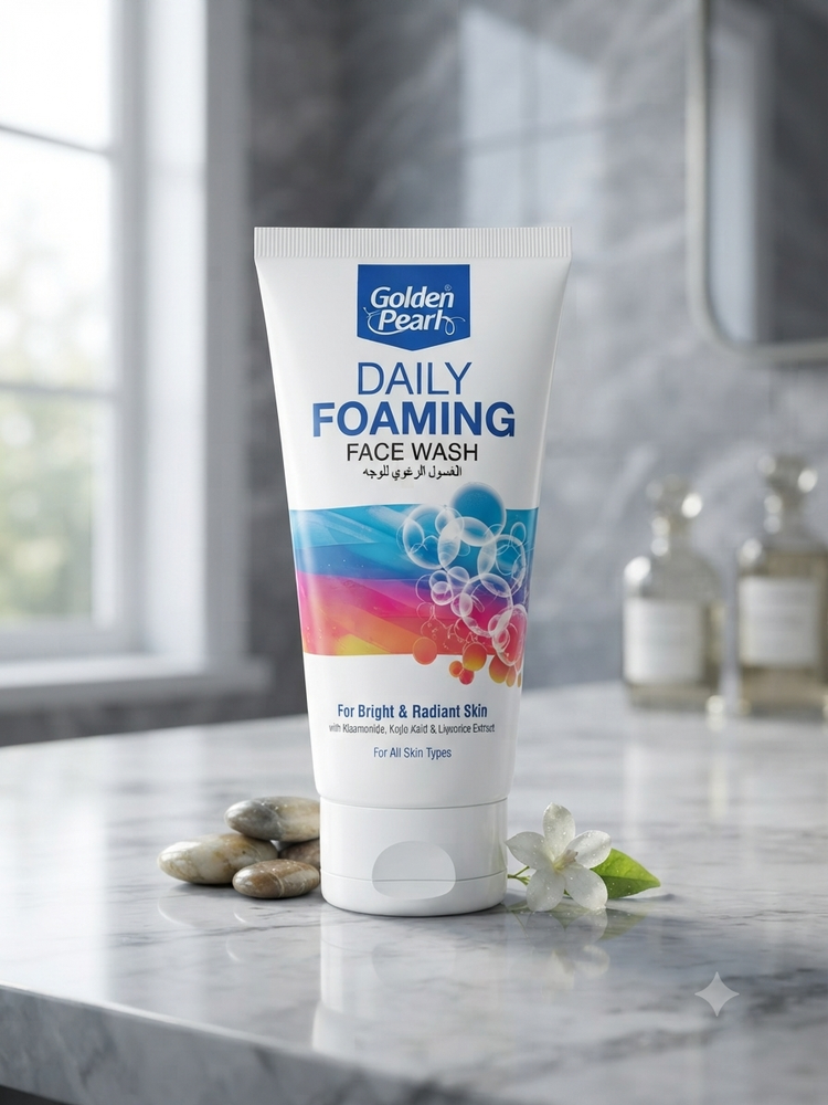 Golden Pearl Daily Foaming Face Wash