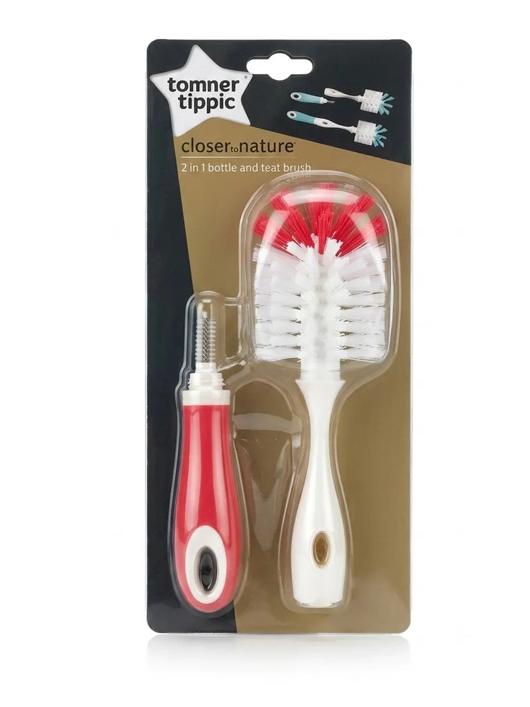 Tomner Tippic 2-in-1 Baby Bottle & Nipple Cleaning Brush Set