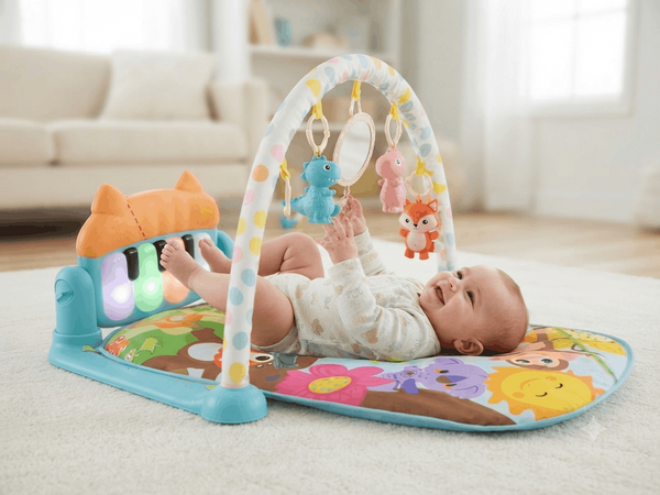 Deluxe Musical Kick & Play Piano Gym and Activity Mat for Babies