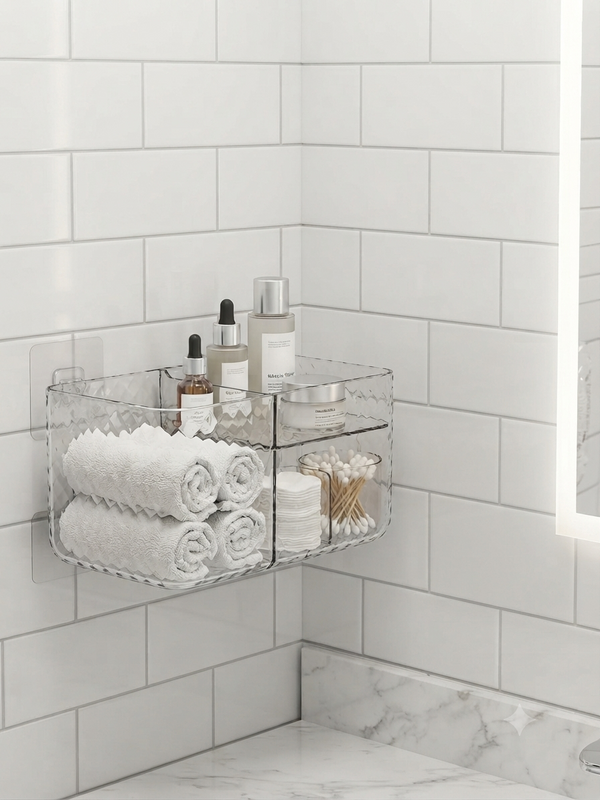 Prism Transparent Cosmetic & Multi-Compartment  Organizer