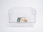 Wall-Mounted Clear Acrylic Bathroom Organizer Shelf with Towel Bar