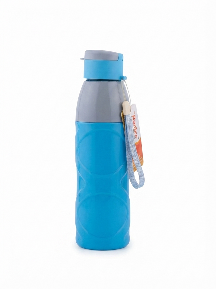 Rantre Blue & Grey Water Bottle with Matching Lunch Box Set