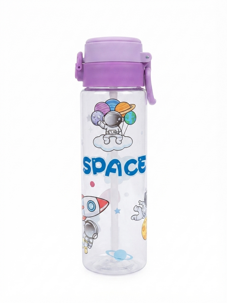 Space Unicorn Blue Water Bottle