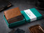 halenberry Men's Premium Tan Leather Bifold Wallet