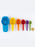 6-Piece Colorful Nesting Measuring Cups & Spoons Set