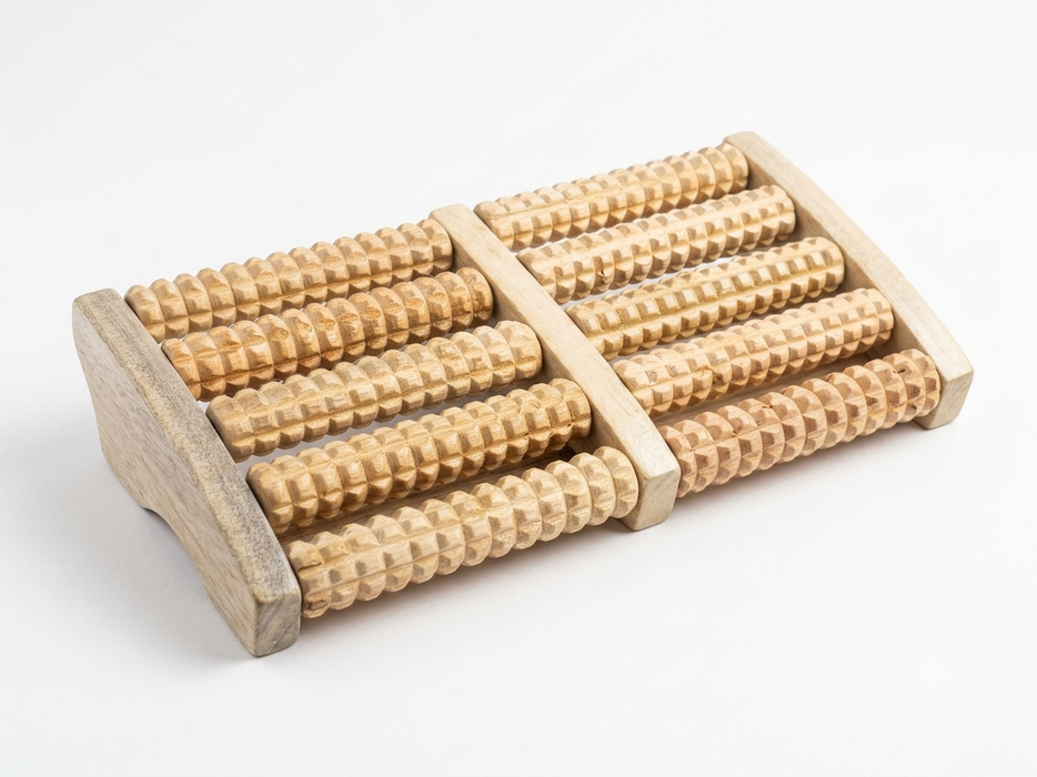 Manual Wooden Foot Massager Roller