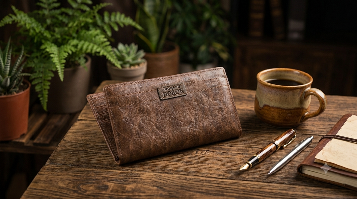 HORSE Kalthua Premium Men's Long Leather Wallet