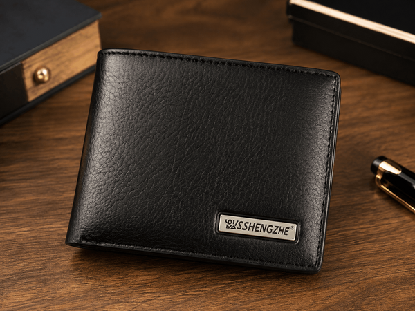 Premium Black Leather Men’s Wallet – Elegant & Classic Bifold Wallet