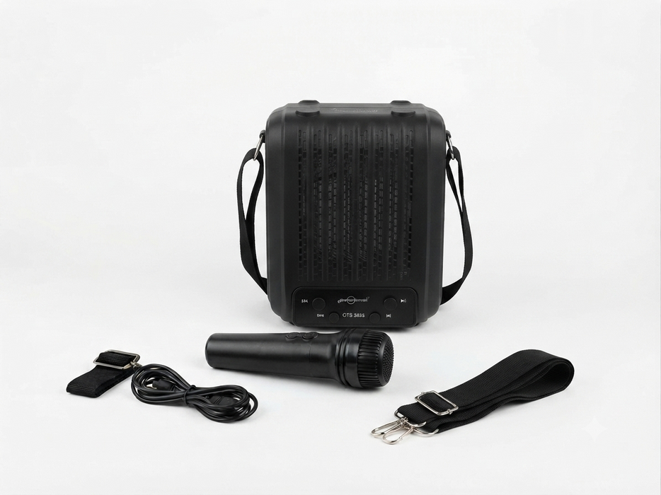 Portable Wireless Speaker with Microphone Set