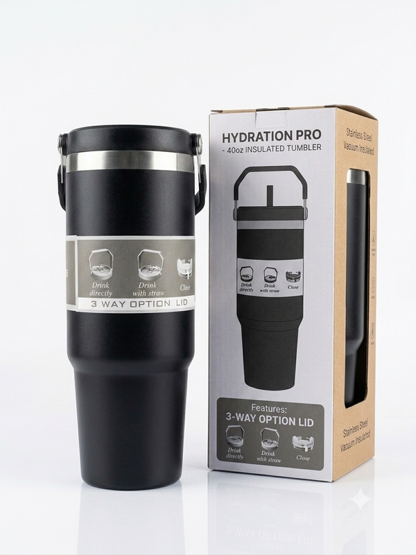 Hydration Pro 40oz Insulated Tumbler