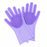 Silicone Washing Gloves – Reusable Magic Dishwashing Gloves with Built-in Scrubber | Heat Resistant Kitchen & Cleaning Gloves