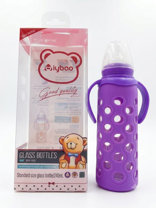Iybao Glass Feeder with Silicone Cover (240ml)