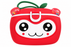 Cute Apple-Shaped Milk Powder Container with Spoon | Portable Baby Formula Dispenser