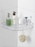 Wall-Mounted Corner Shower Caddy Organizer