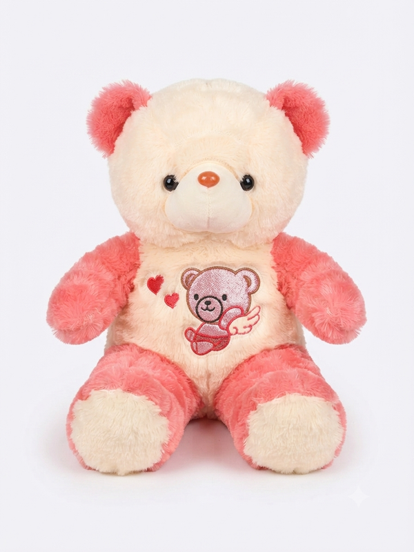 Charming Multi-Color Plush Teddy Bear