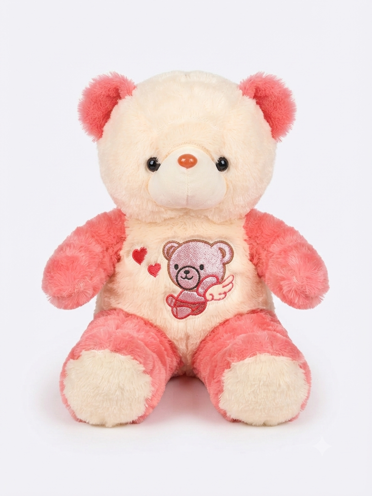 Charming Multi-Color Plush Teddy Bear