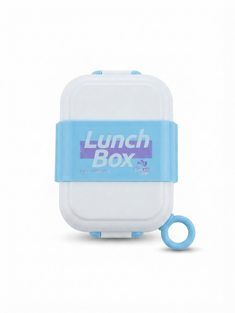 Kids 3-Compartment Lunch Box with Spoon & Fork