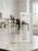 AN RUI 500ml Glass Oil Dispenser Bottle with Auto-Open Cover, Measuring Scale & Leak-Proof Handle