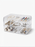 Multi-Layer Transparent Plastic Storage Box for Jewelry and Cosmetics
