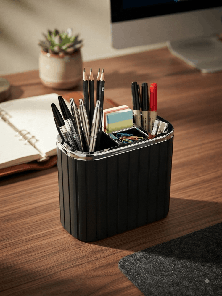Modern Multi-Purpose Toothbrush & Makeup Brush Holder