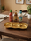 Premium Gold Stainless Steel 3-Compartment Sauce Dish & Seasoning Tray