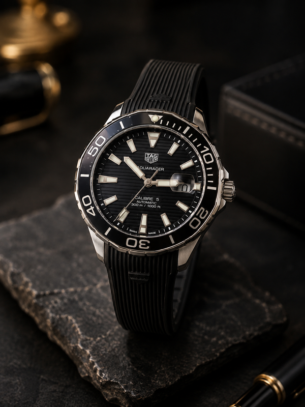 Luxury Tag Heuer Aquaracer Automatic Watch – Blue & Black Edition