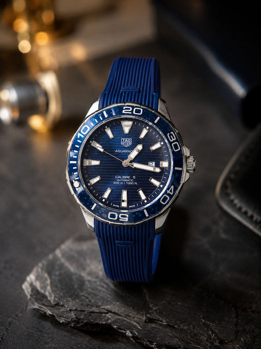 Luxury Tag Heuer Aquaracer Automatic Watch – Blue & Black Edition